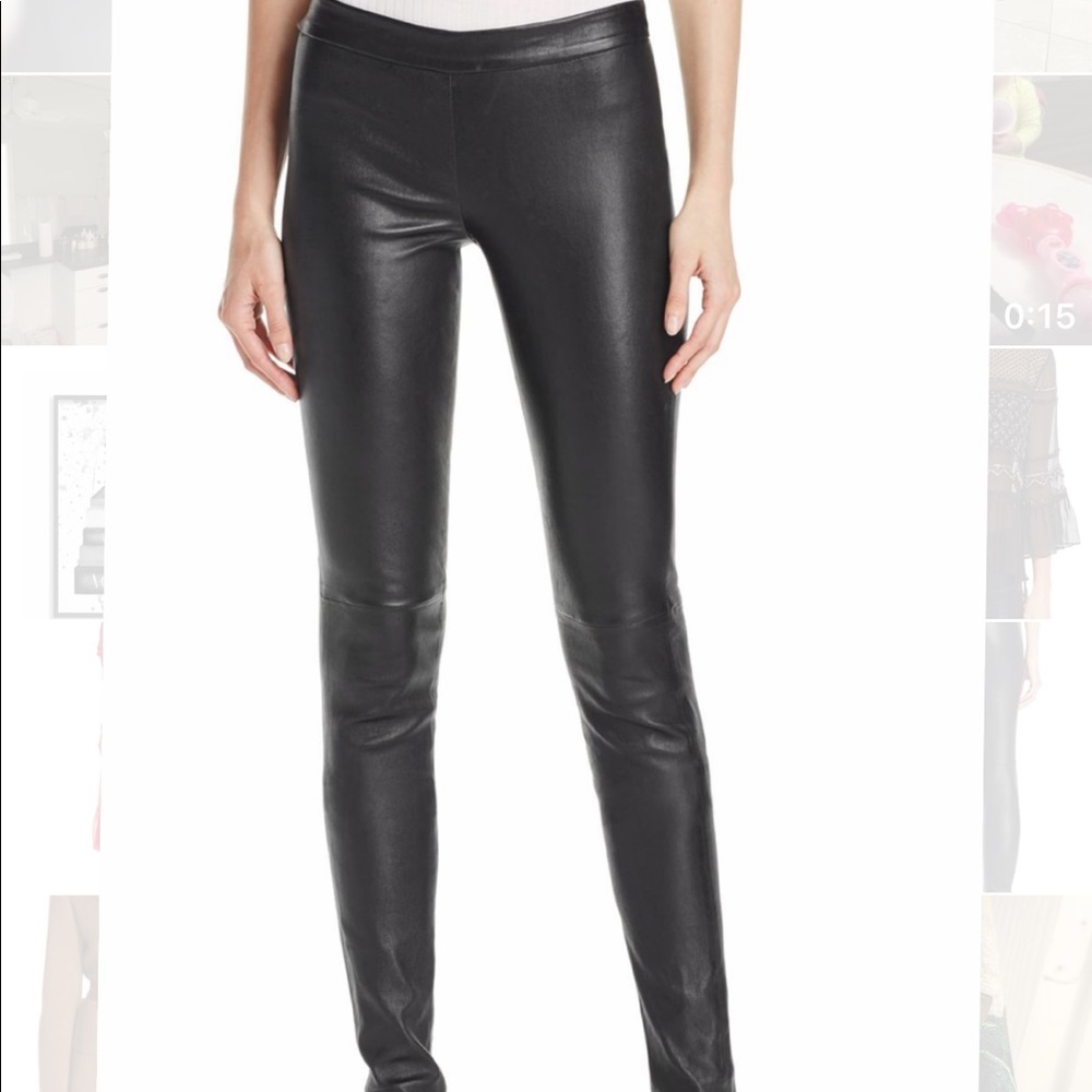 Theory Lather Pants Black With Tag